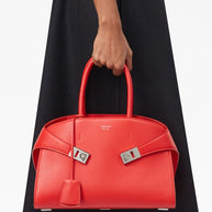 Ferragamo Hug Small Leather Tote Bag - Red