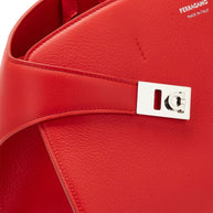 Ferragamo Hug Small Leather Tote Bag - Red