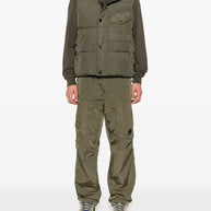 Stone Island Nylon Down Vest - Green