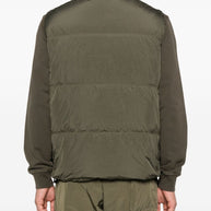 Stone Island Nylon Down Vest - Green