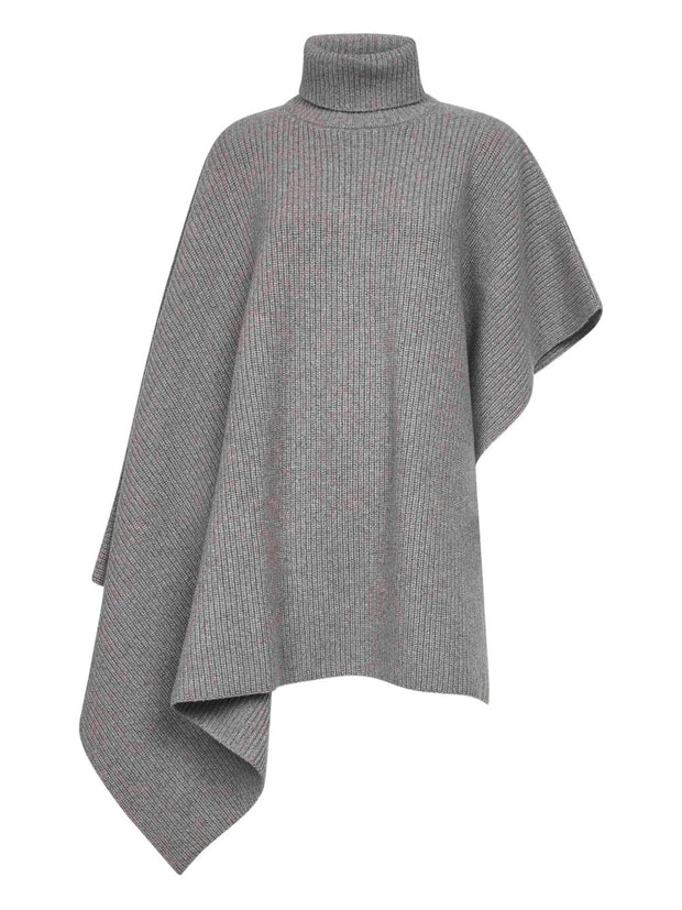 Stella McCartney Wool And Cashmere Blend Poncho Jacket - Grey