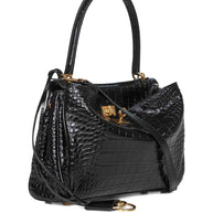 Balenciaga Rodeo Small Leather Handbag - Black