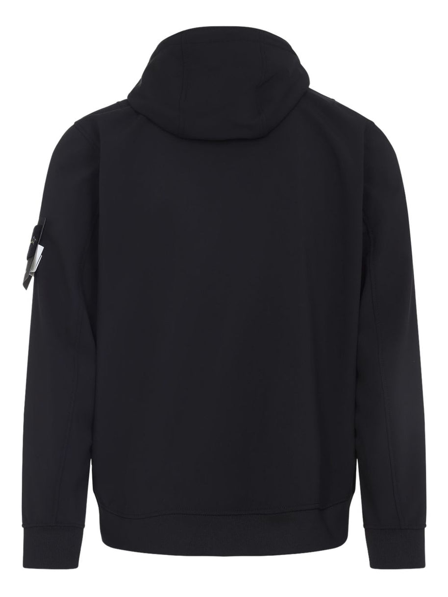 Stone Island Soft Shell Jacket - Black