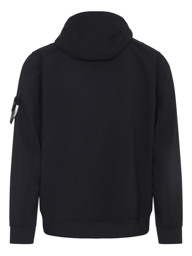Stone Island Soft Shell Jacket - Black