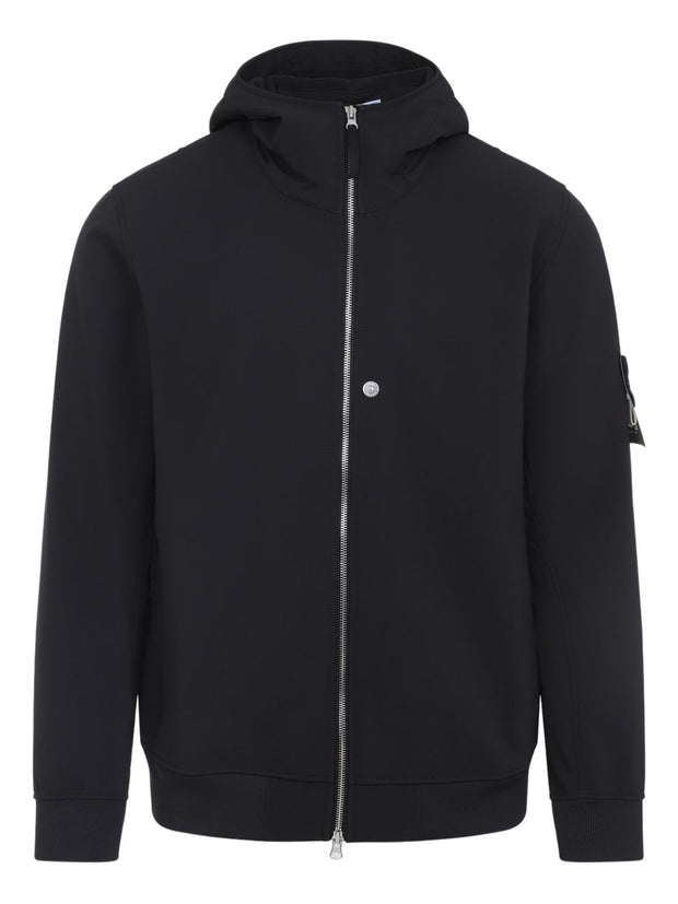 Stone Island Soft Shell Jacket - Black