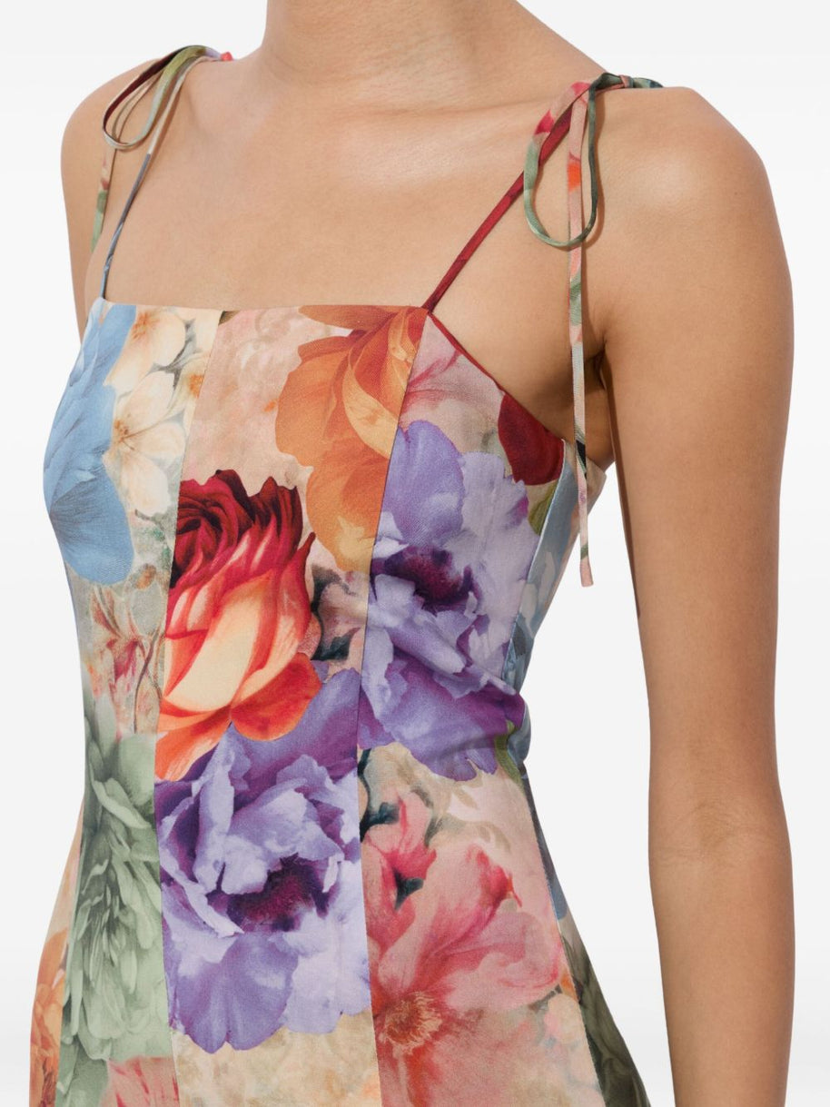 Alice + Olivia  Jeannette Midi Dress - MultiColour