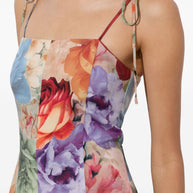 Alice + Olivia  Jeannette Midi Dress - MultiColour
