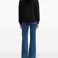 Ami Paris Ami De Coeur Cotton Hoodie Black