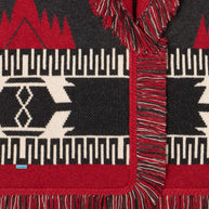 Alanui Icon Jacquard Cashmere Cardigan - Red