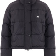 COURREGES PRE Nylon Puffer Jacket - Black