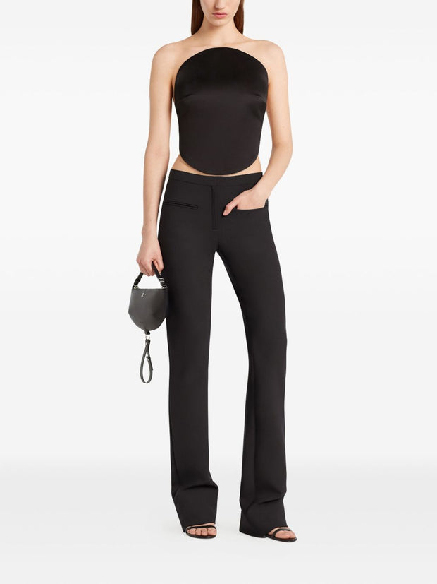 COURREGES PRE Illusion Circle Bodysuit - Black