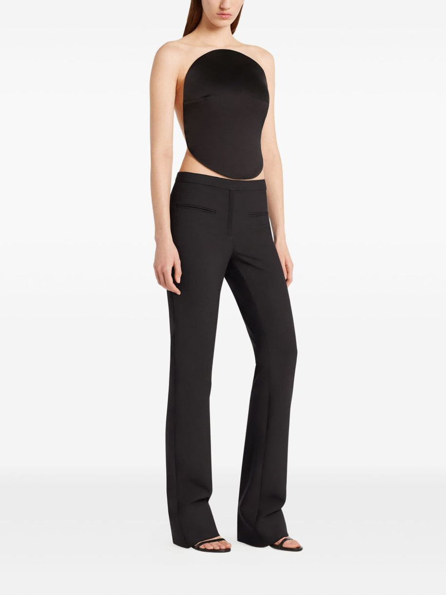 COURREGES PRE Illusion Circle Bodysuit - Black