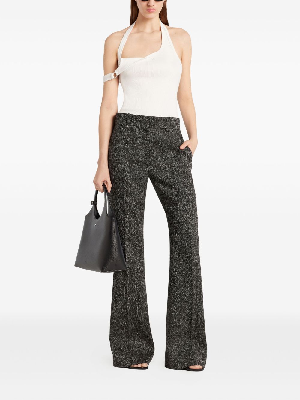 COURREGES PRE 90's Buckle Tank Top - White