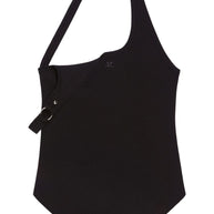 COURREGES PRE 90's Buckle Tank Top - Black