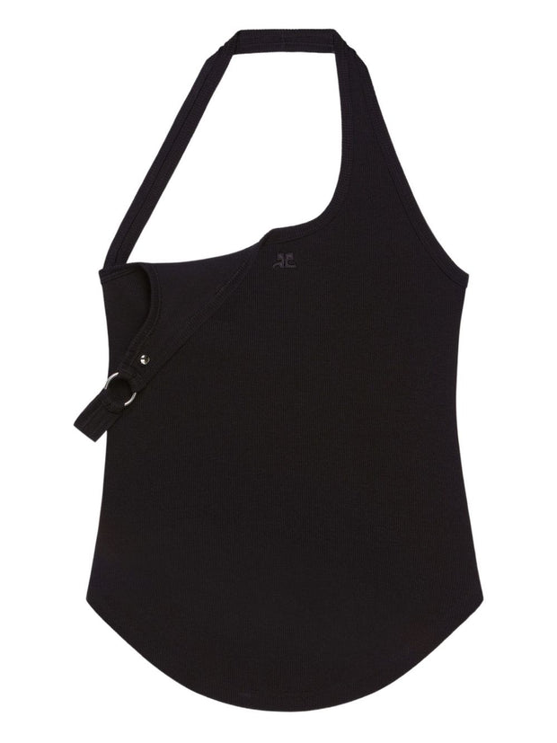 COURREGES PRE 90's Buckle Tank Top - Black