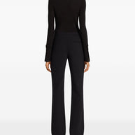 COURREGES PRE Ribbed Polo Shirt - Black