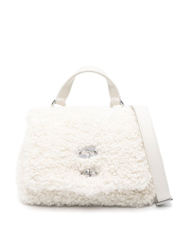 Zanellato Postina Baby Teddy Handbag - White