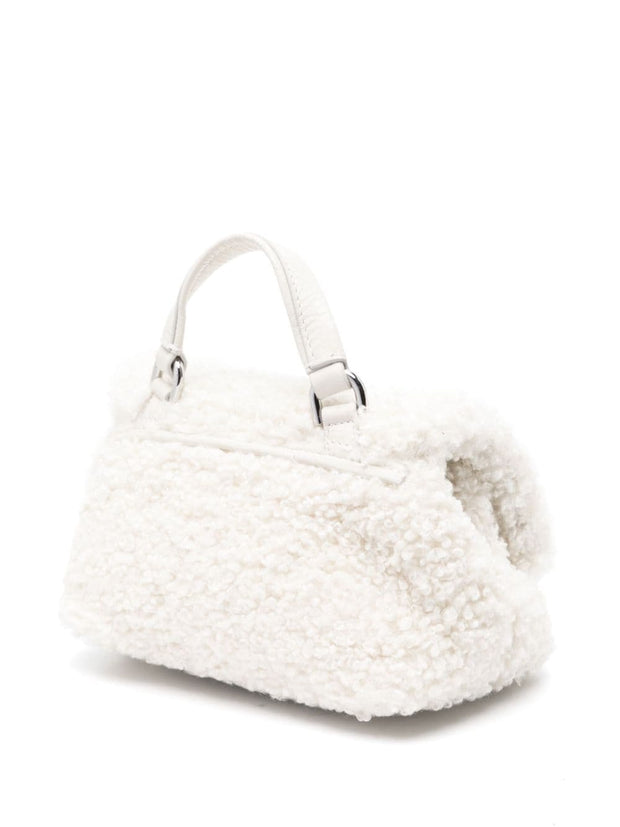 Zanellato Postina Baby Teddy Handbag - White