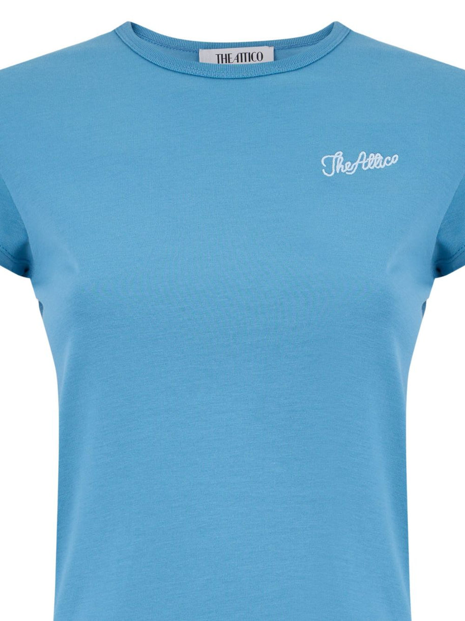 The Attico T-shirts And Polos Clear Blue