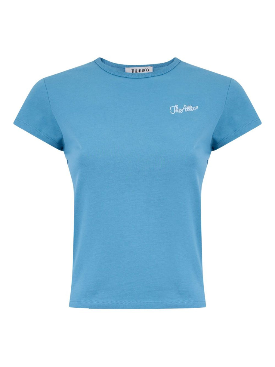 The Attico T-shirts And Polos Clear Blue