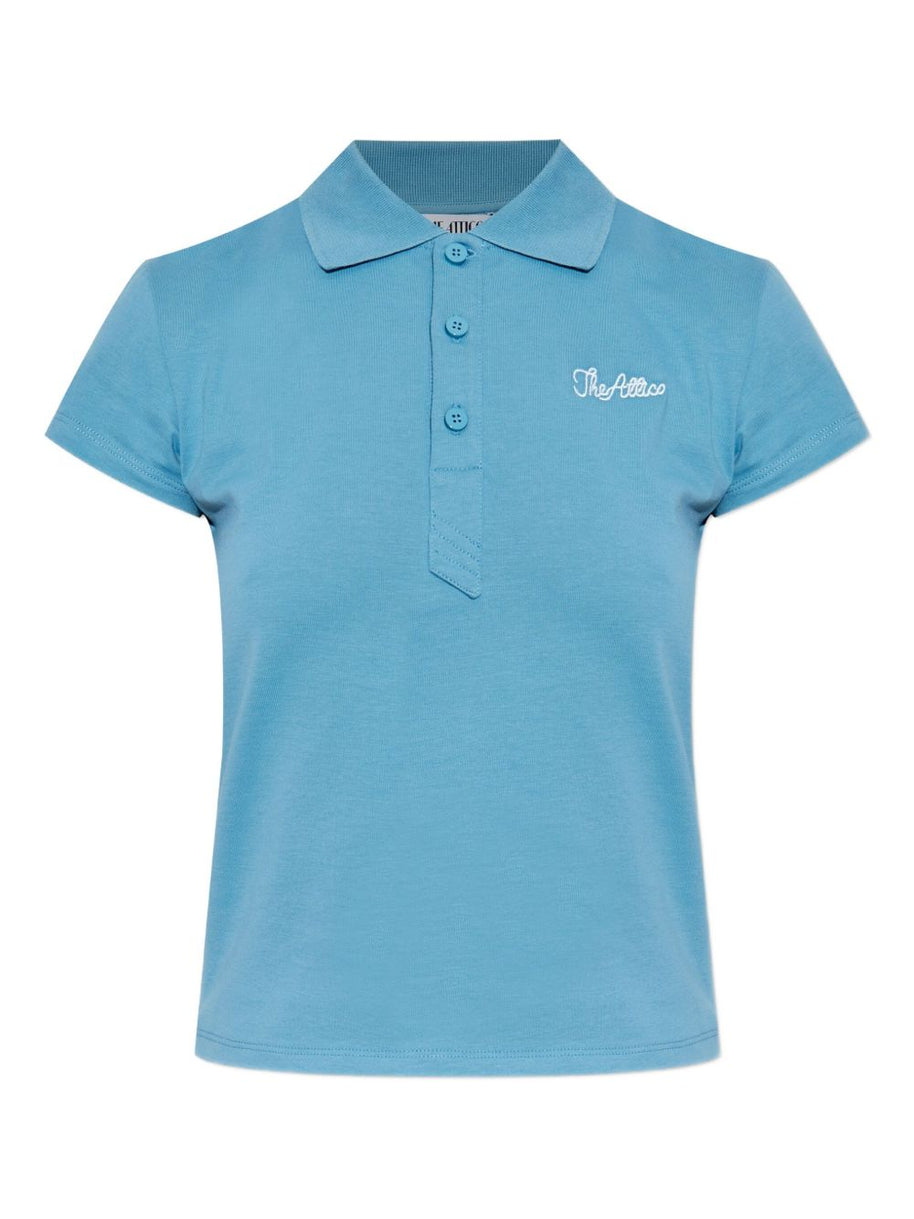 The Attico T-shirts And Polos Clear Blue