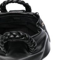 HEREU Bombon Small Leather Handbag - Black