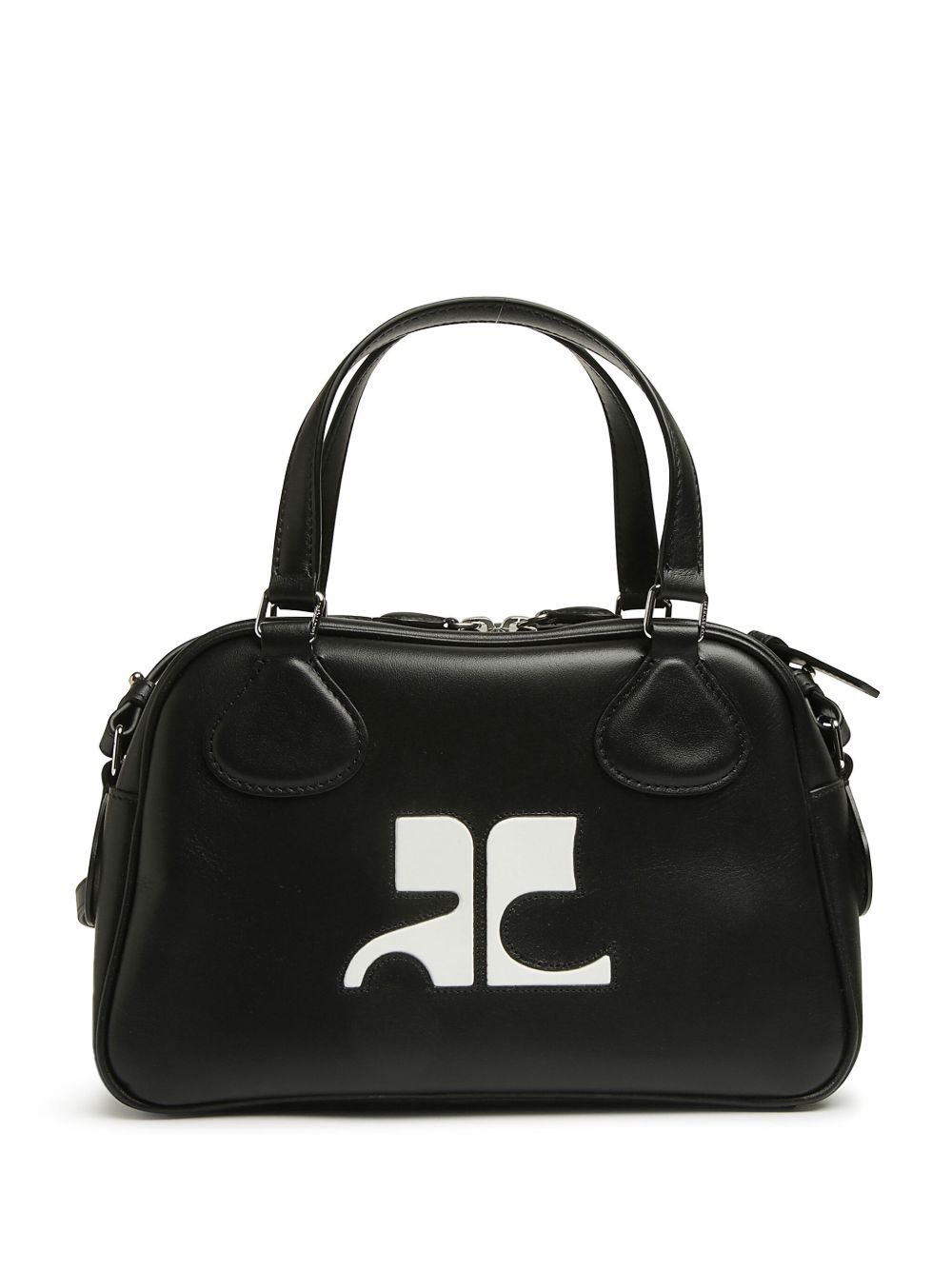 Courreges Re-Edition Reedition Leather Bowling Bag
