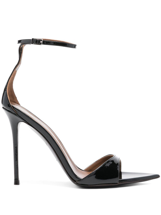 Giuseppe Zanotti Leather Stiletto Sandals - Black