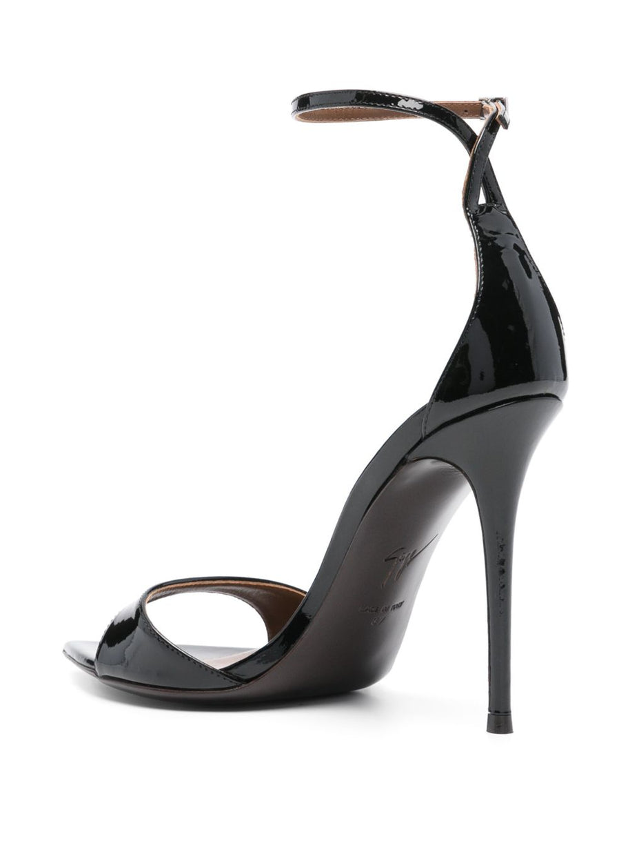 Giuseppe Zanotti Leather Stiletto Sandals - Black