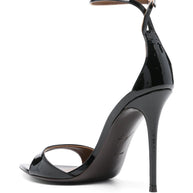 Giuseppe Zanotti Leather Stiletto Sandals - Black
