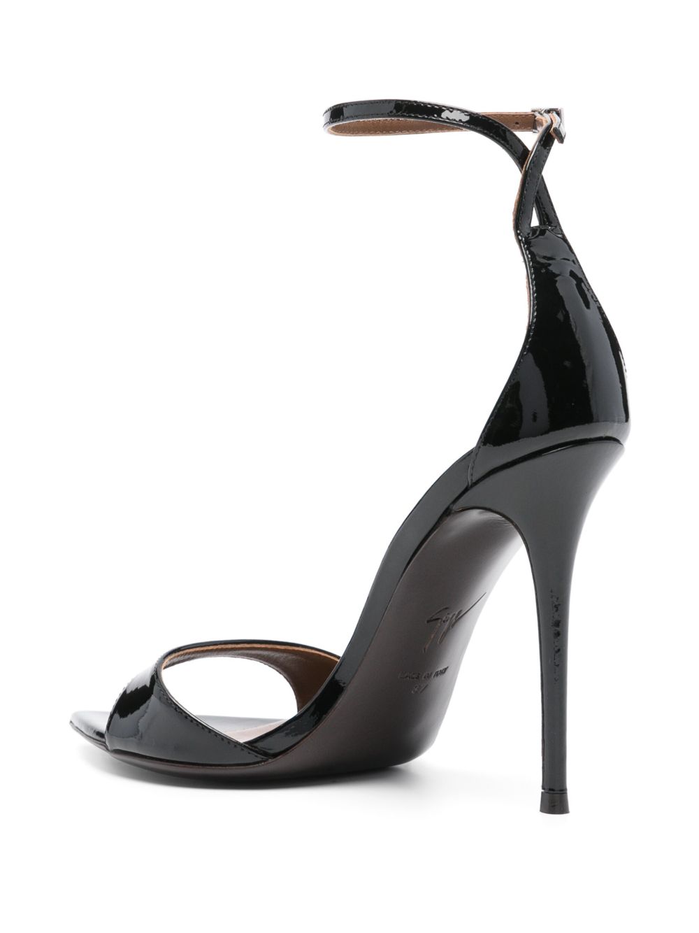 Giuseppe Zanotti Leather Stiletto Sandals - Black