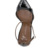 Giuseppe Zanotti Leather Stiletto Sandals - Black