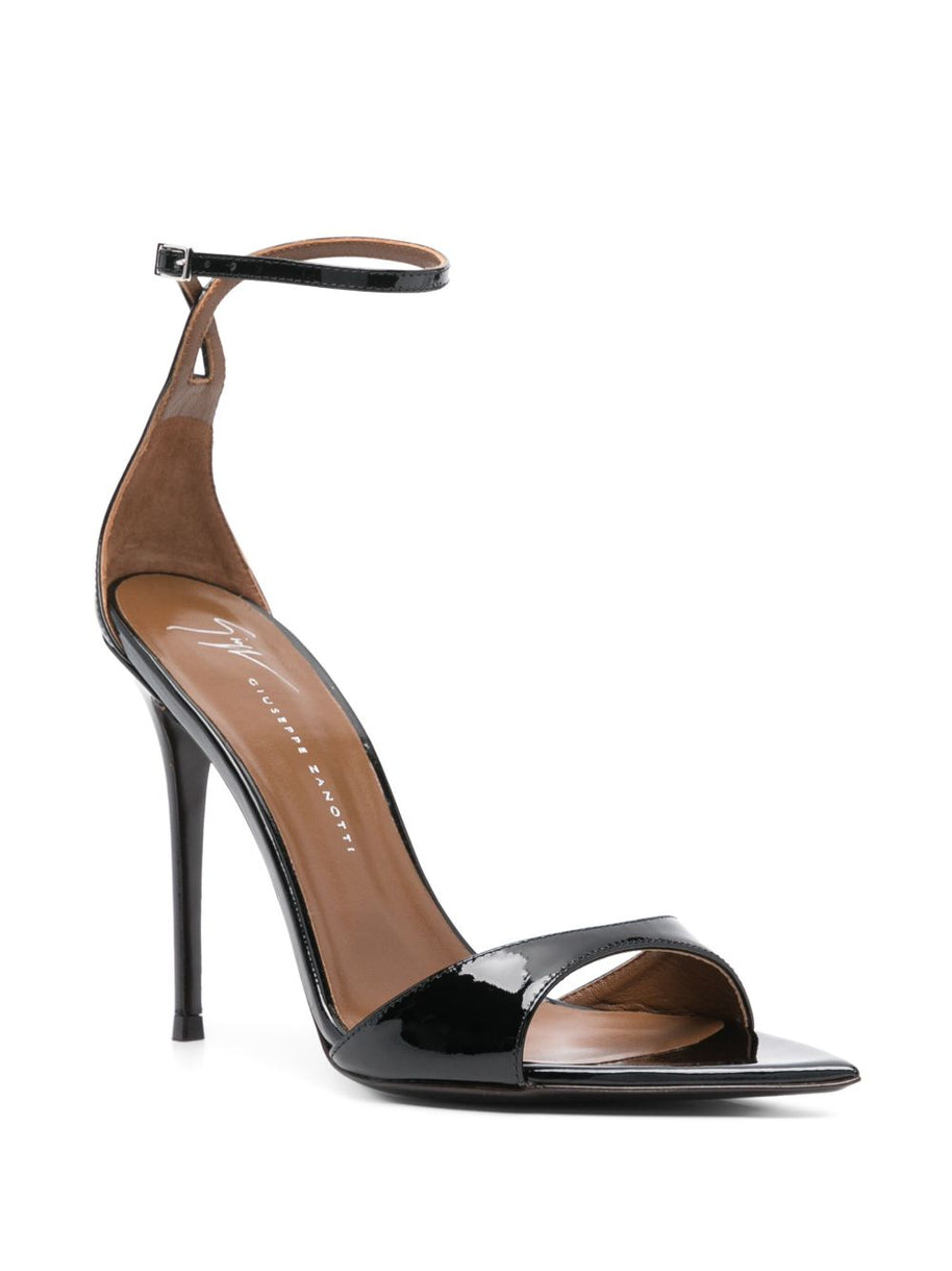 Giuseppe Zanotti Leather Stiletto Sandals - Black