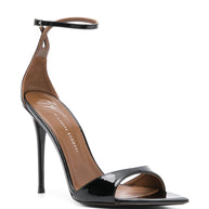 Giuseppe Zanotti Leather Stiletto Sandals - Black