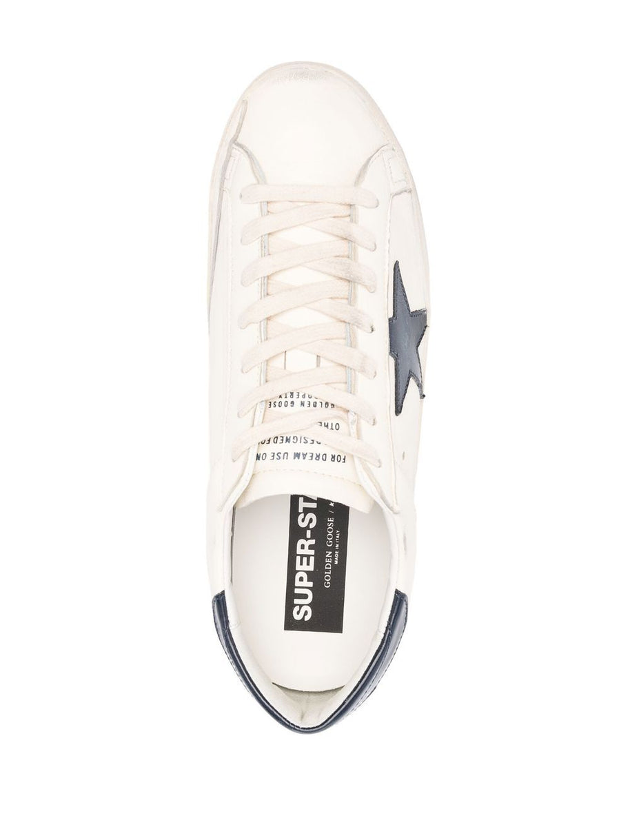 Golden Goose Super-Star Leather Sneakers - Beige
