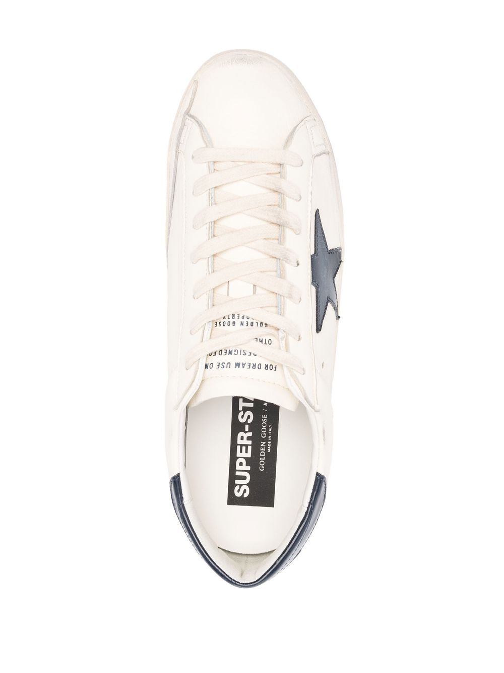Golden Goose Super-Star Leather Sneakers - Beige