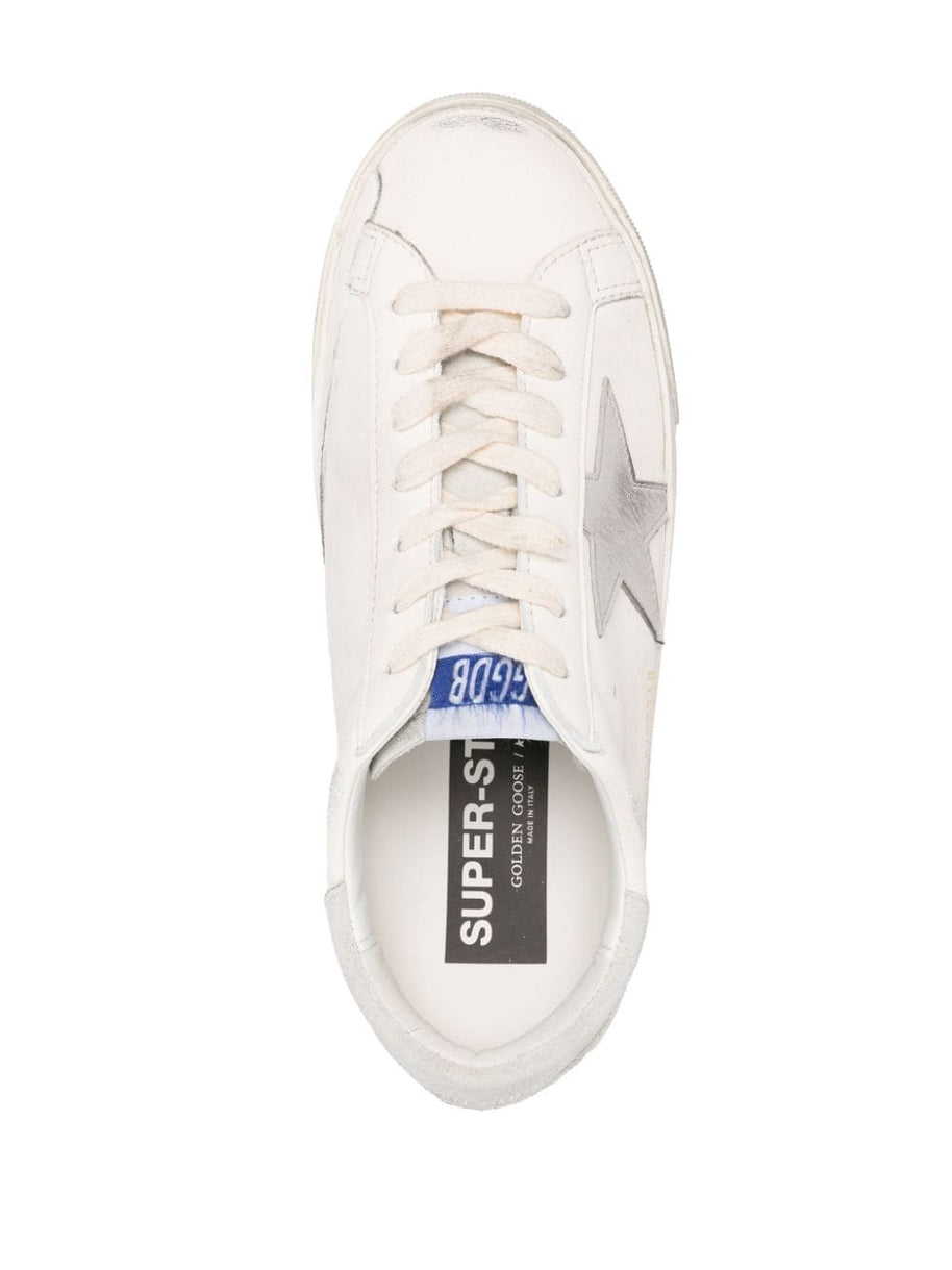 Golden Goose Super-Star Leather Sneakers - Grey