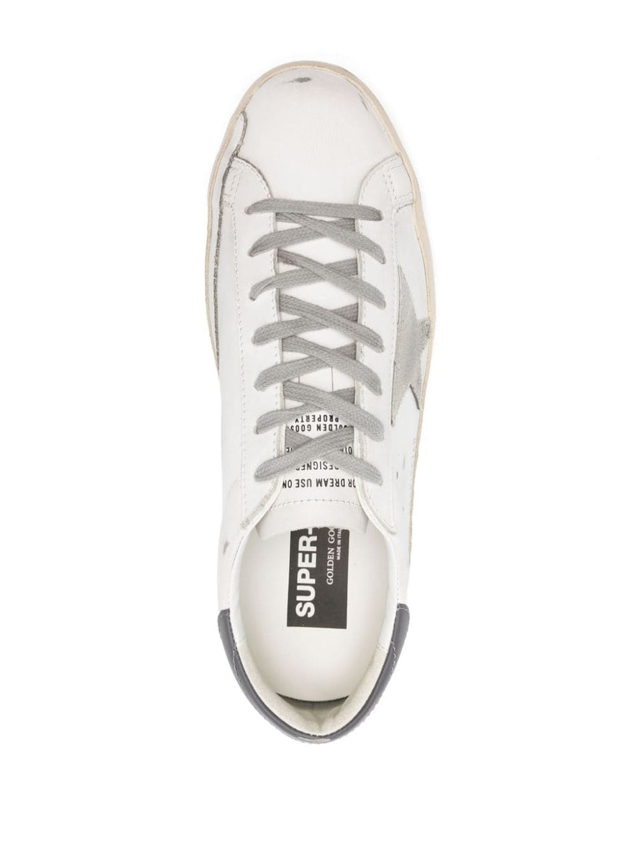 Golden Goose Super-star Leather Sneakers - Grey