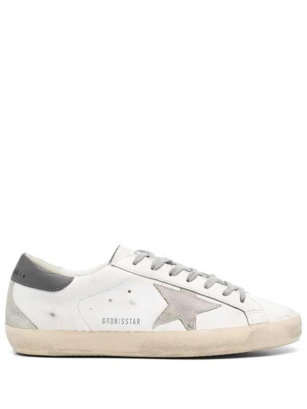 Golden Goose Super-star Leather Sneakers - Grey