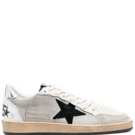 Golden Goose Ball Star Leather Sneakers - Grey