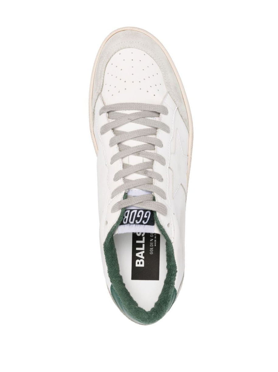 Golden Goose Ball Star Leather Sneakers - Green