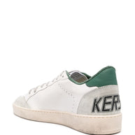 Golden Goose Ball Star Leather Sneakers - Green