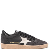 Golden Goose Ball Star Leather Sneakers - Grey