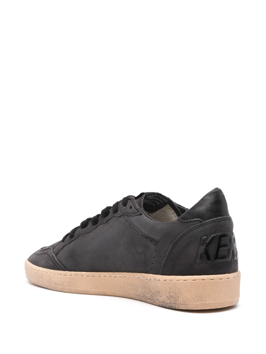 Golden Goose Ball Star Leather Sneakers - Grey