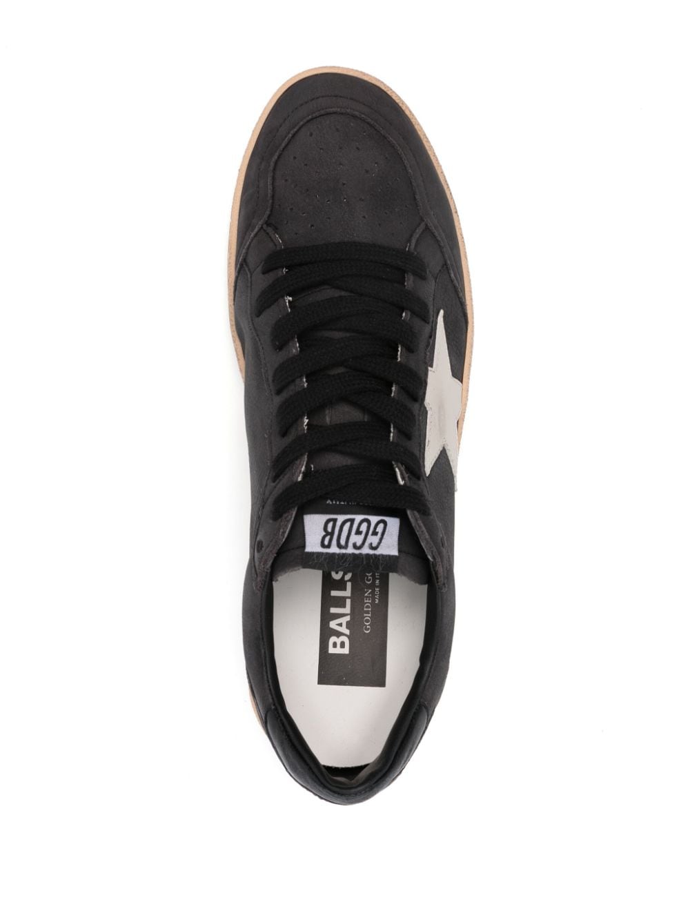 Golden Goose Ball Star Leather Sneakers - Grey