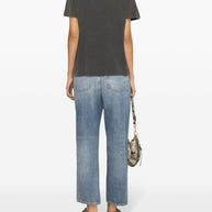 Golden Goose Embroidered Cotton T-shirt - Grey
