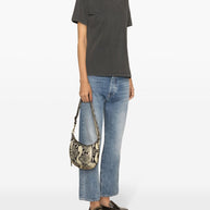 Golden Goose Embroidered Cotton T-shirt - Grey