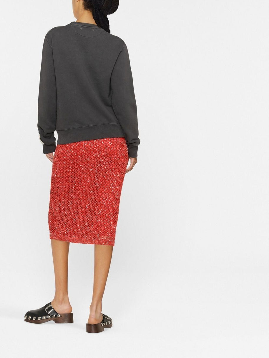 Golden Goose Cotton Crewneck Sweatshirt - Grey