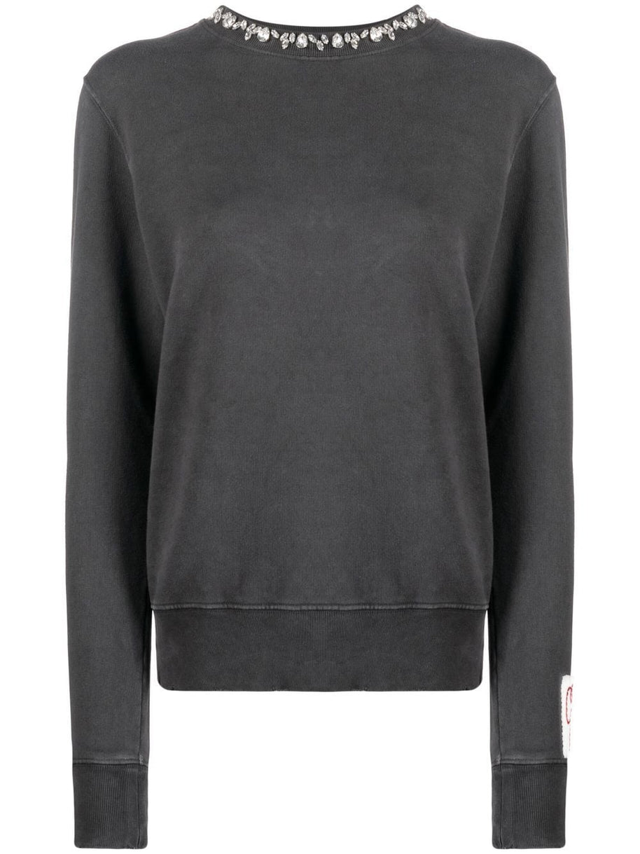 Golden Goose Cotton Crewneck Sweatshirt - Grey
