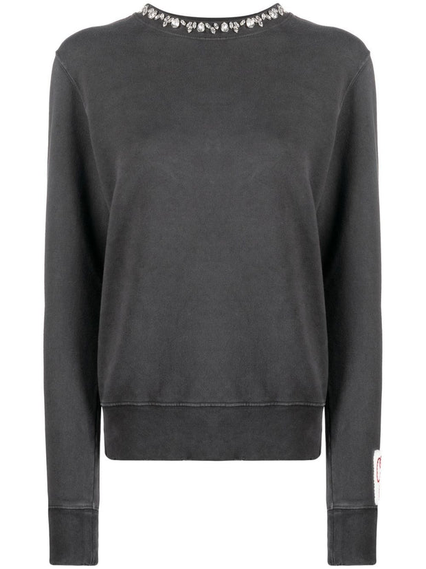 Golden Goose Cotton Crewneck Sweatshirt - Grey
